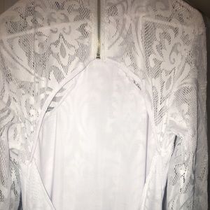 Women Backless Mermaid Lace Evening Prom Dress